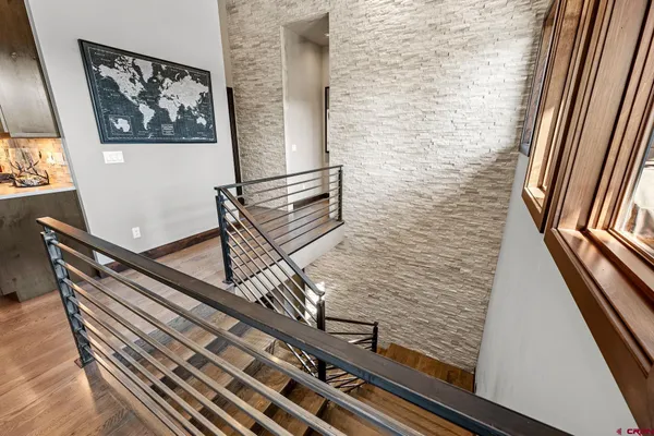 a view of wooden floor