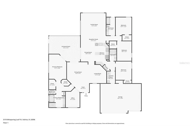 $525,000 | 5119 Whispering Leaf Trail, Valrico, FL 33596