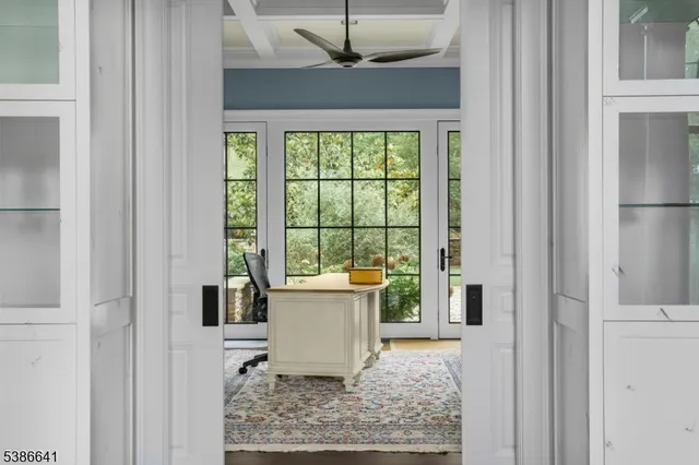 a very nice looking room with a large window