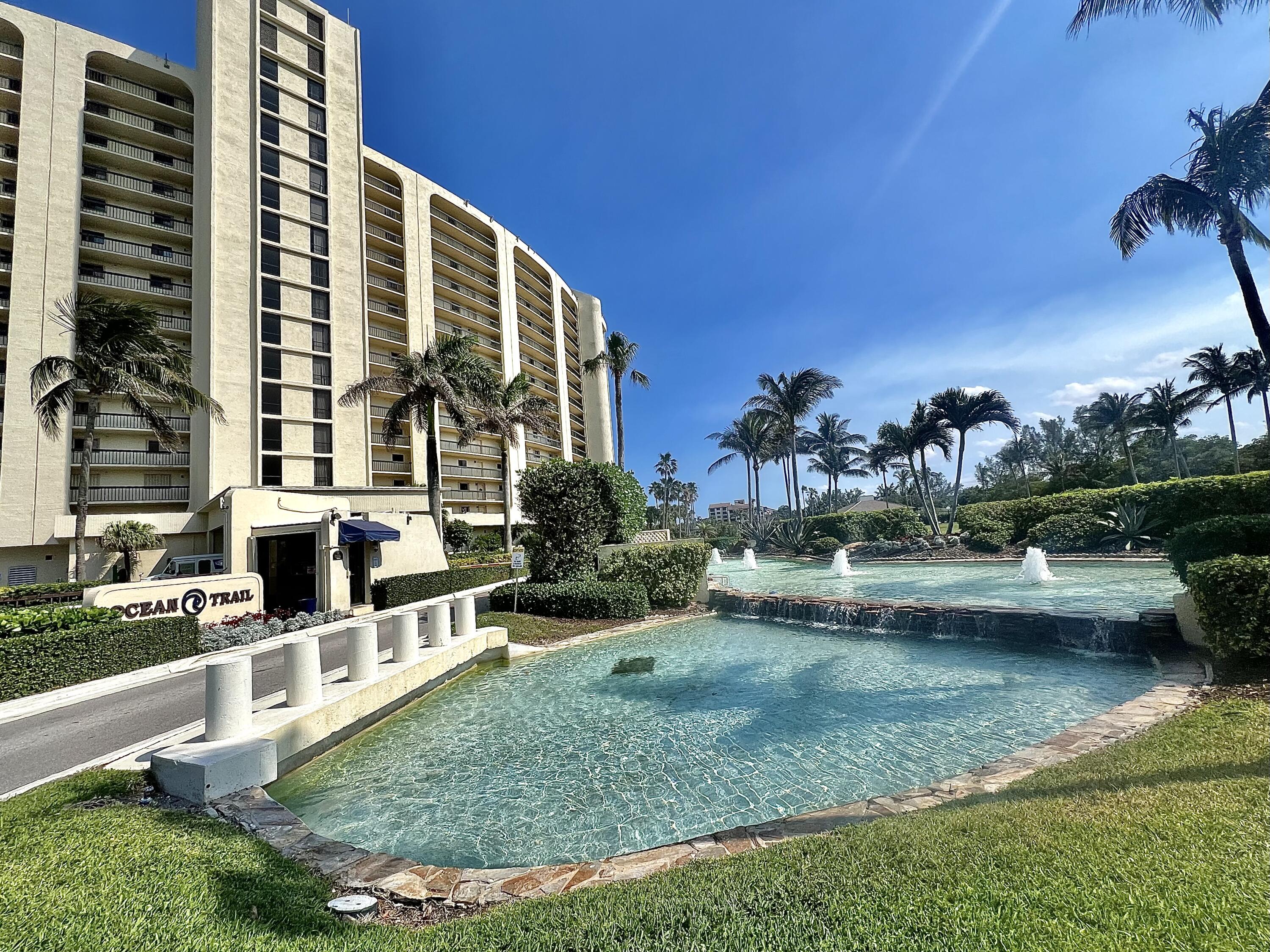 a view of swimming pool from a yard