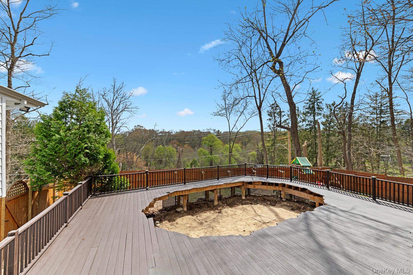 168 Pound Ridge Road Bedford, NY 10506 - Photo 17 of 22 Deck with Pool Site