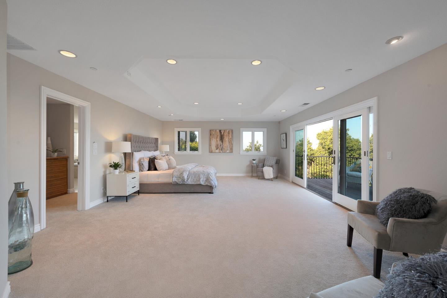 21401 Prospect Road Saratoga, CA 95070 - Photo 18 of 26 a living room with furniture and large windows