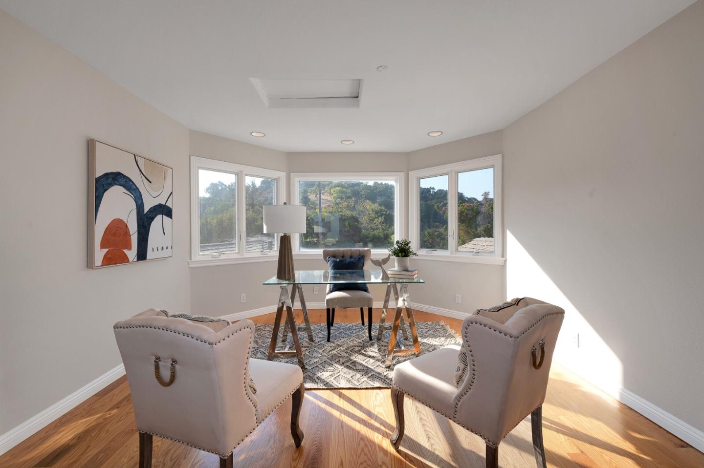 21401 Prospect Road Saratoga, CA 95070 - Photo 23 of 26 a view of a dining room with furniture window and outside view
