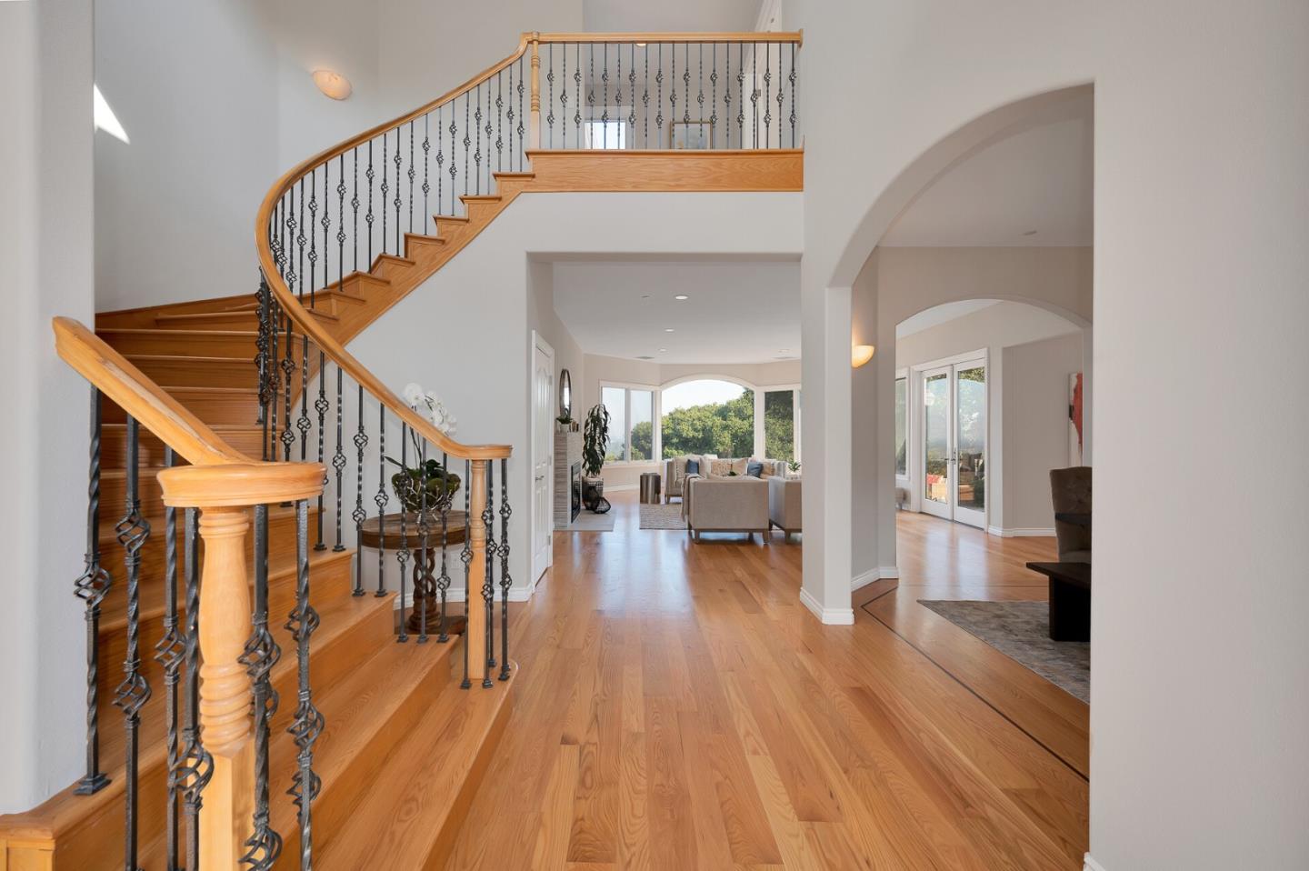21401 Prospect Road Saratoga, CA 95070 - Photo 4 of 26 a view of entryway and hall with wooden floor