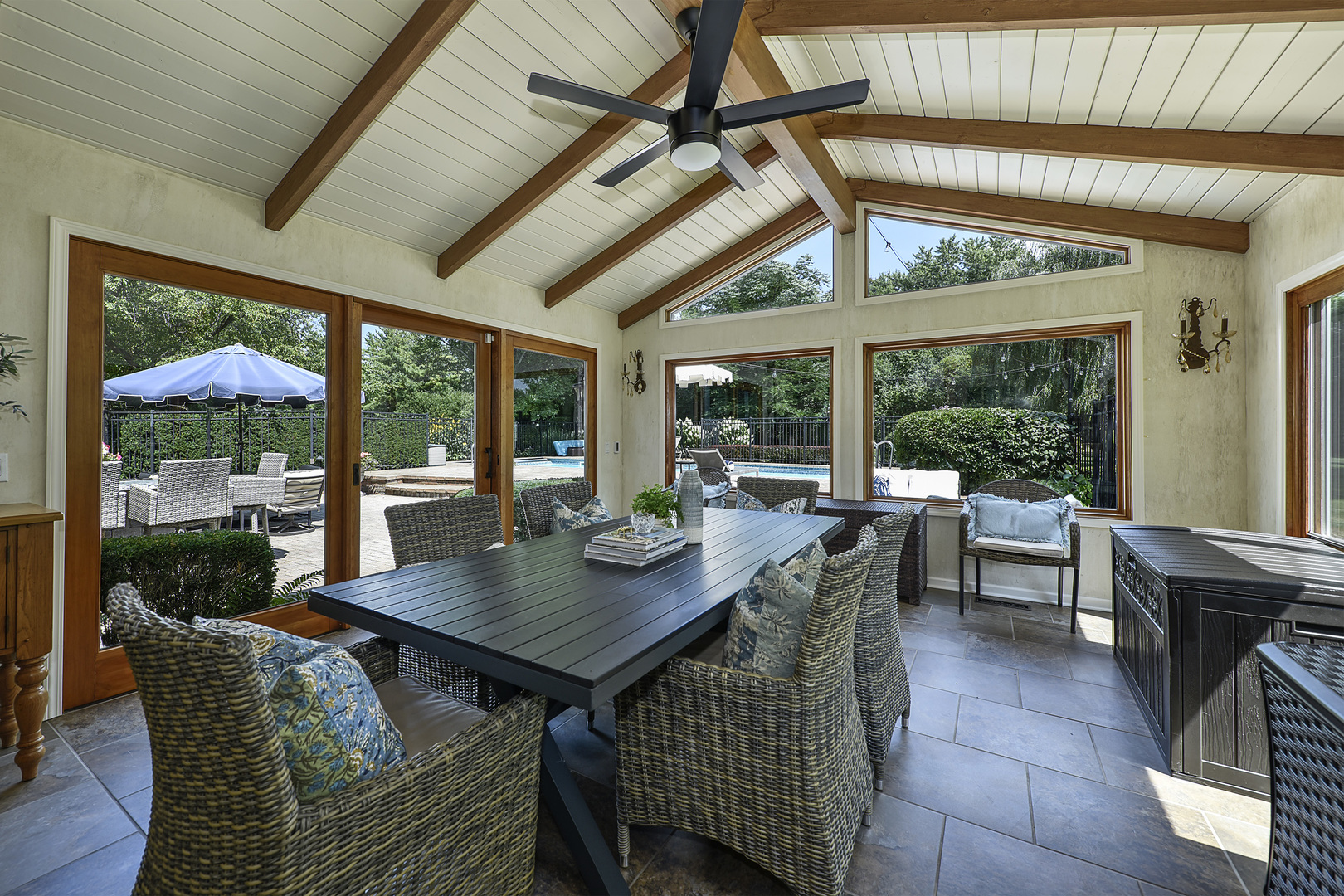 857 Kilrenny Inverness, IL 60067 - Photo 8 of 48 a view of a dining room with furniture window and outside view