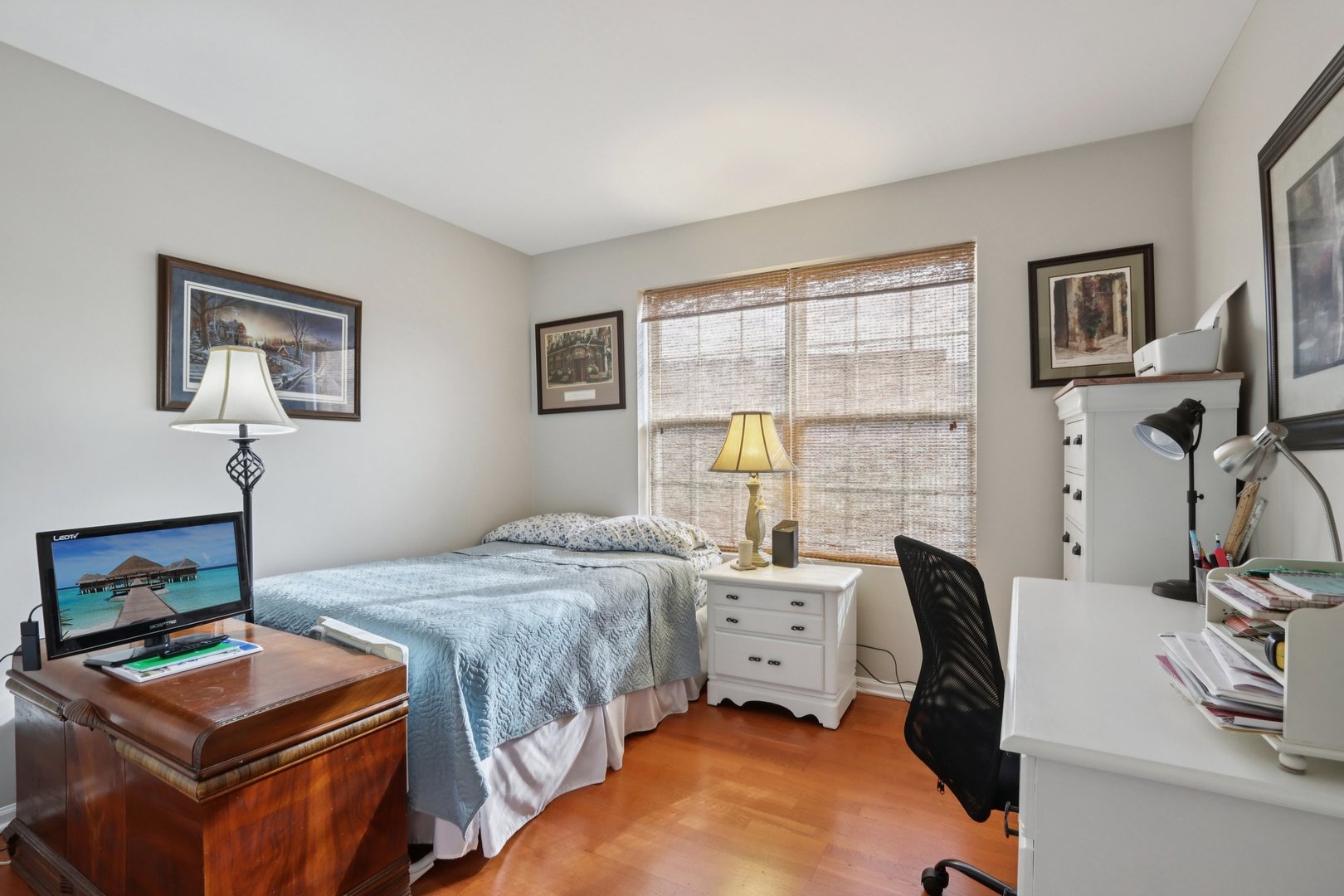 1279 Merrimack Court Crystal Lake, IL 60014 - Photo 18 of 27 a bedroom with two beds and a window