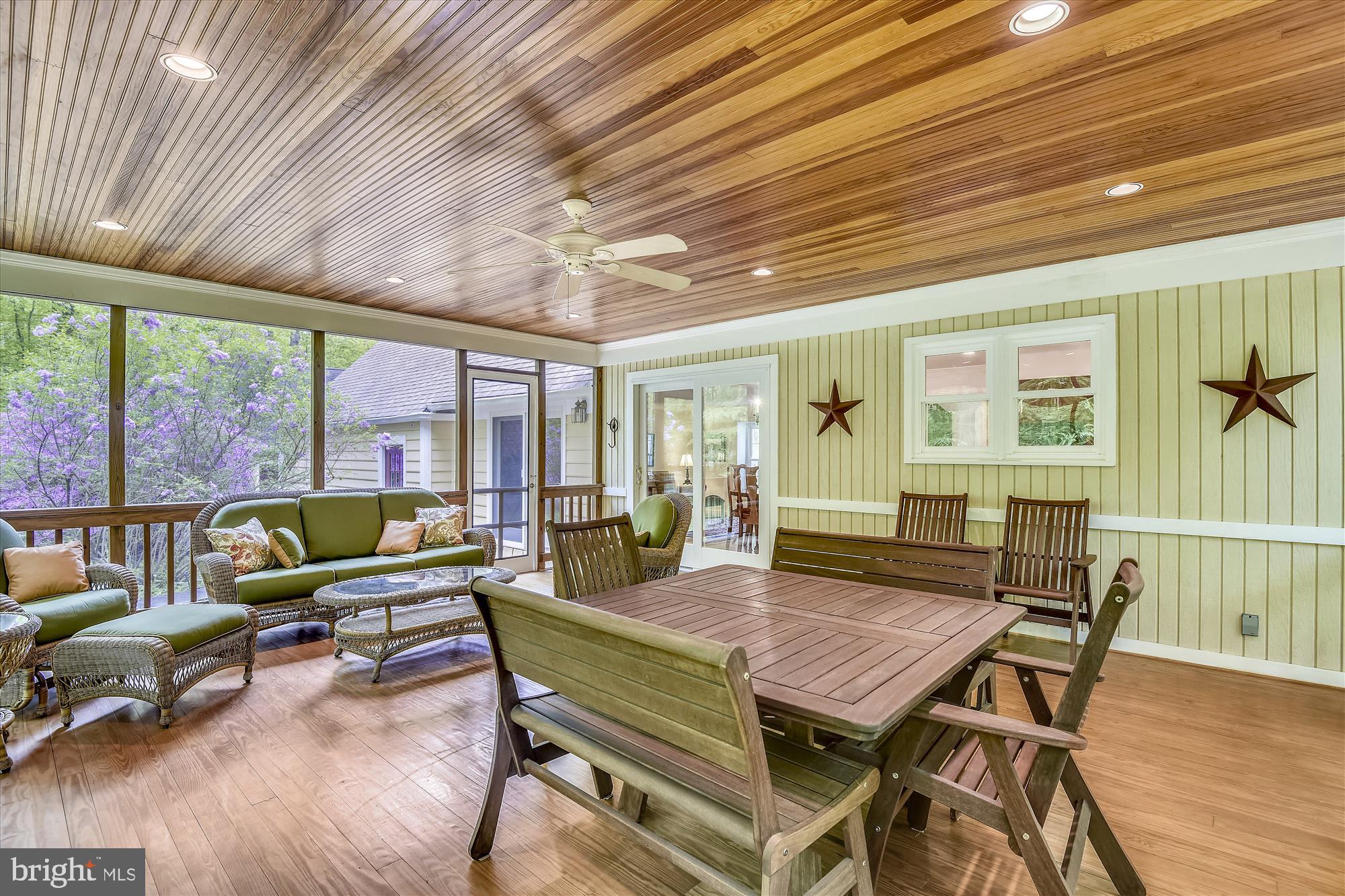 11615 Springtime Lane Fairfax Station, VA 22039 - Photo 13 of 38 a living room with furniture a wooden floor and next to a window