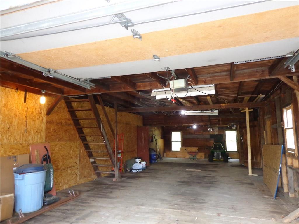 7 Bennett Road Alfred, ME 04002 - Photo 31 of 32 Inside Barn. Steps to upstairs storage
