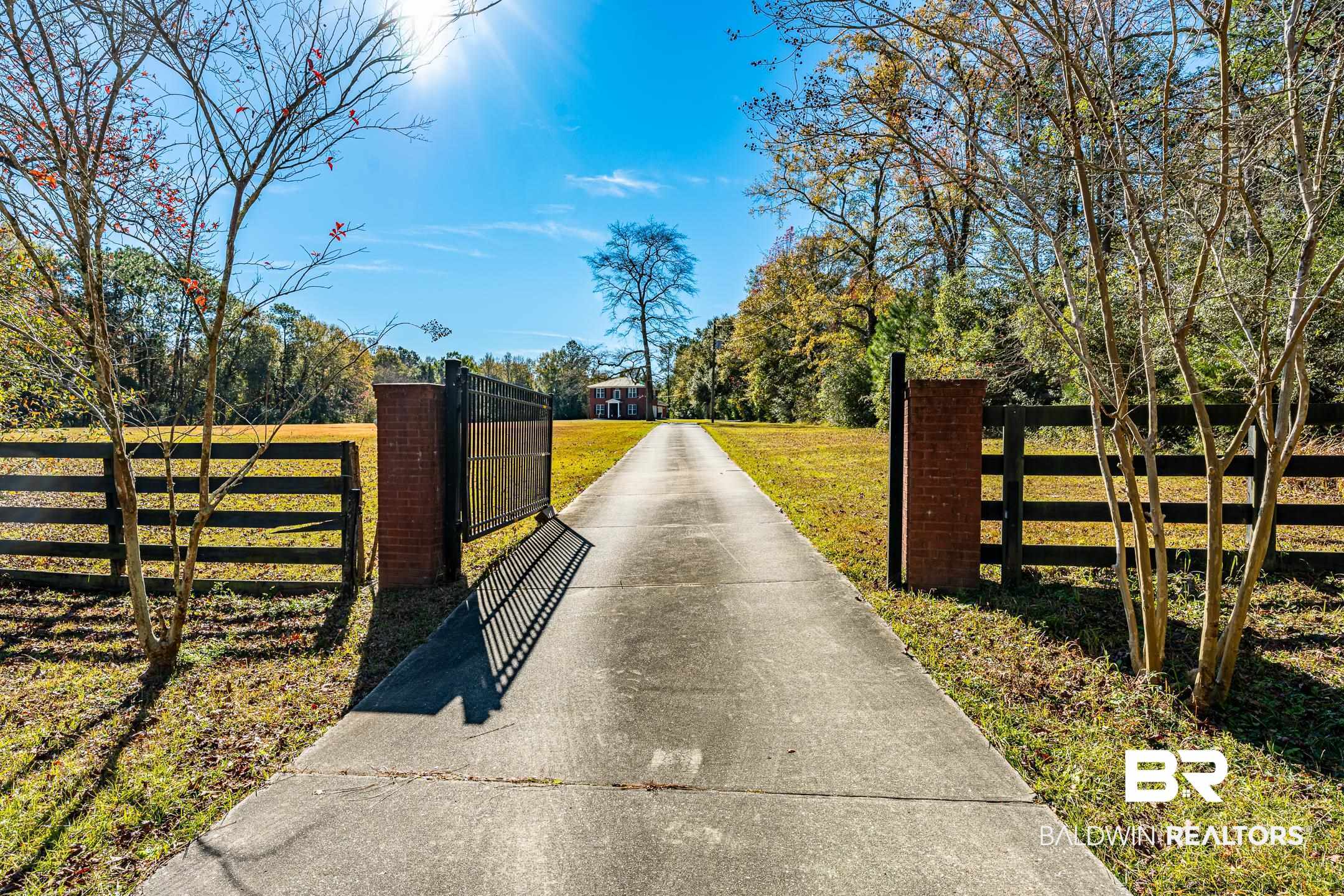 12780 Hilliard Jenkins Road Loxley, AL 36551 - Photo 5 of 32 Gated Entrance