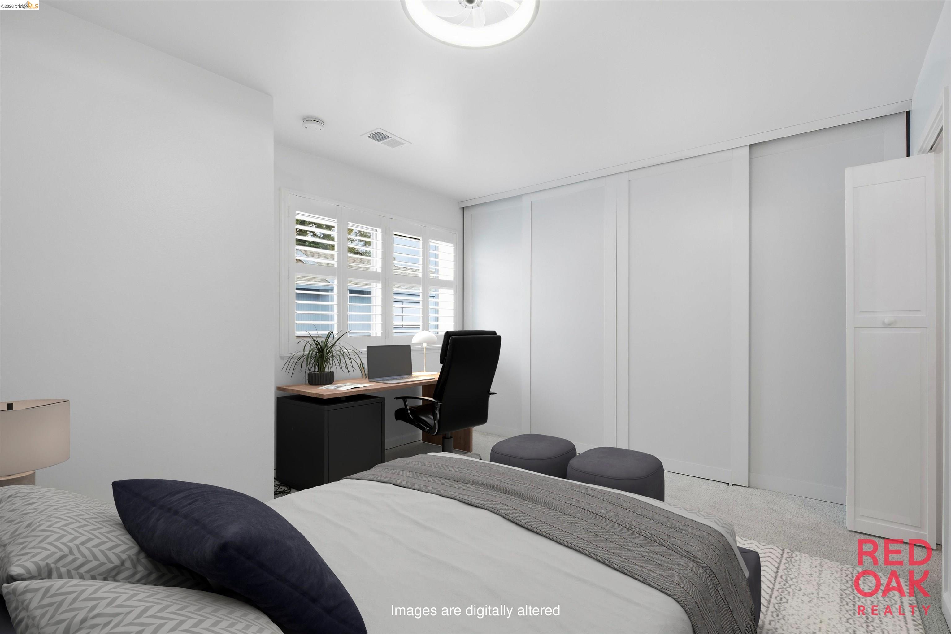 18018 Sahara Road Hayward, CA 94541 - Photo 8 of 20 a bedroom with a bed and furniture