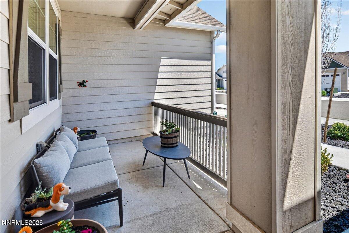 1640 Buttonwillow Street Minden, NV 89423 - Photo 4 of 39 a view of a balcony with furniture