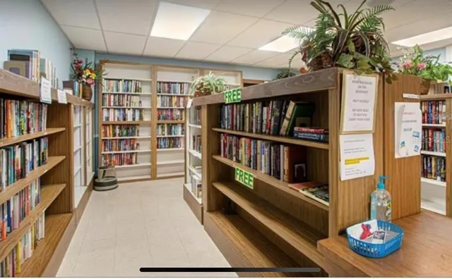 a view of a golf course with a lake