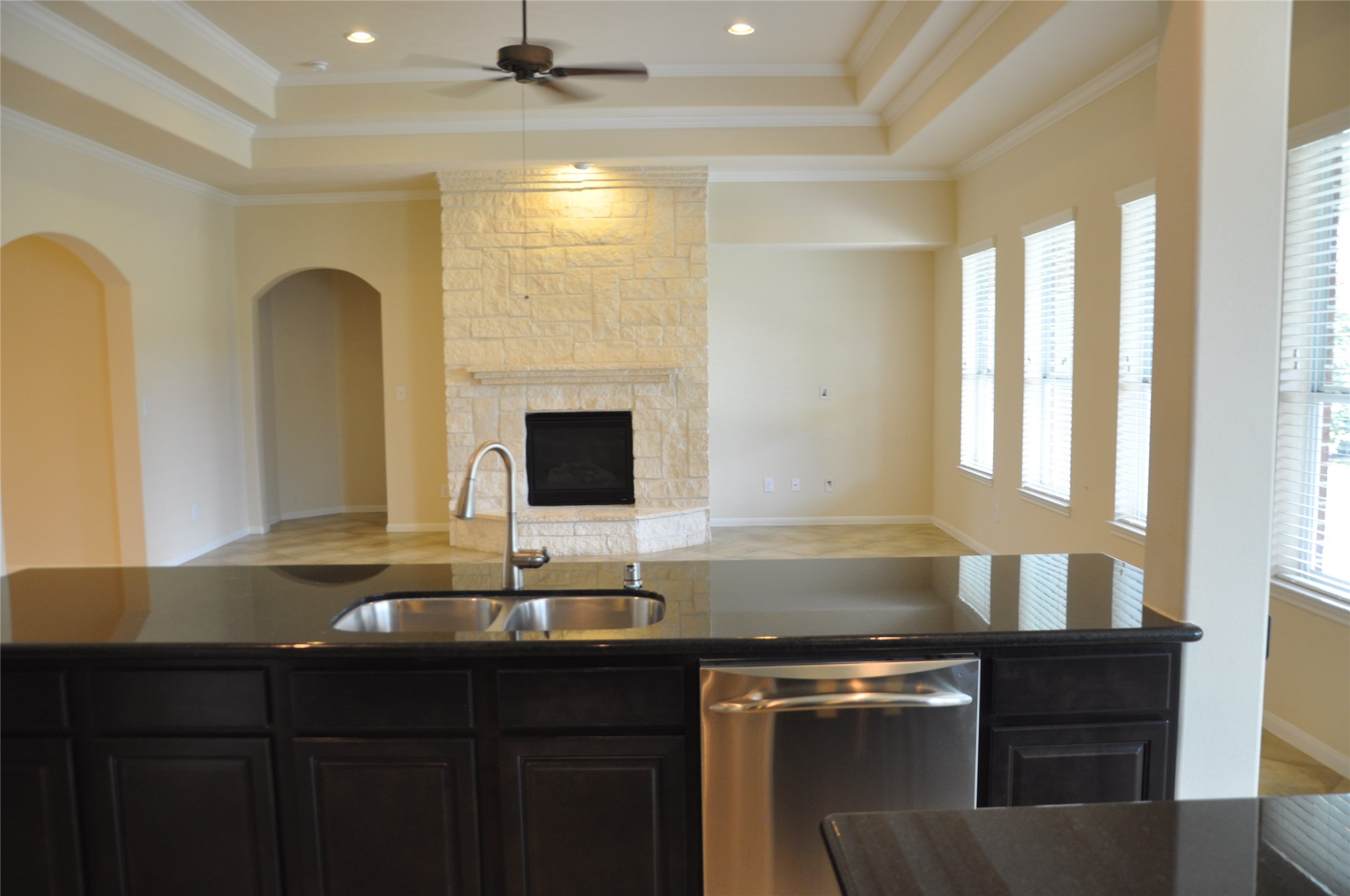 8161 Tranquil Lake Way Conroe, TX 77385 - Photo 12 of 20 a kitchen with a sink and a window