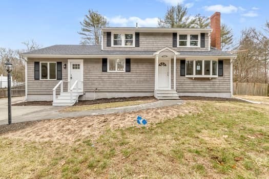 221 Plain Street Hanover, MA 02339 - Photo 1 of 29 a front view of a house with a yard