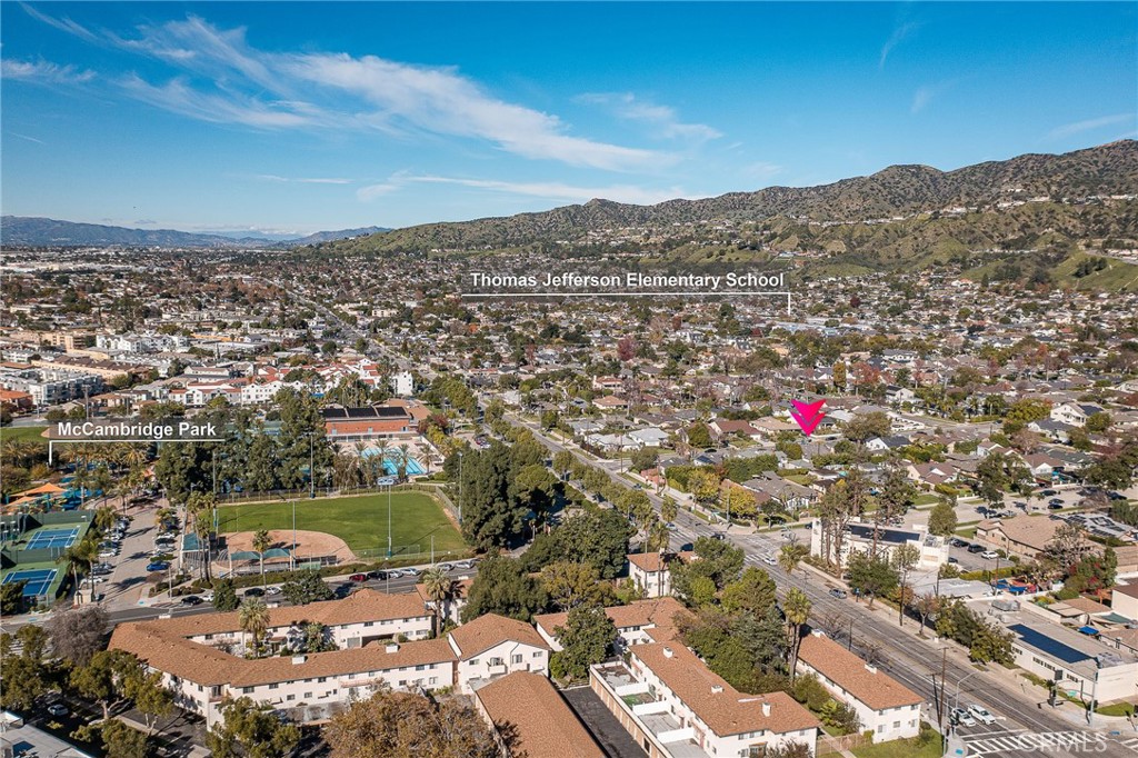 414 University Burbank, CA 91504 - Photo 18 of 18 an aerial view of a city