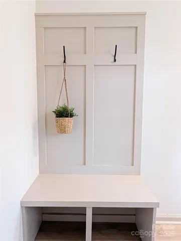 a view of outdoor space with lots of trees