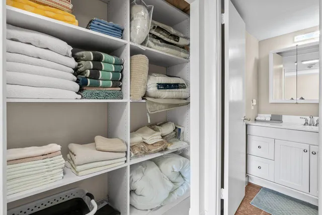 a view of storage and utility room