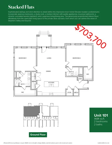 $703,700 | 2001 Gildridge Drive, Unit 101, Nashville, TN 37221