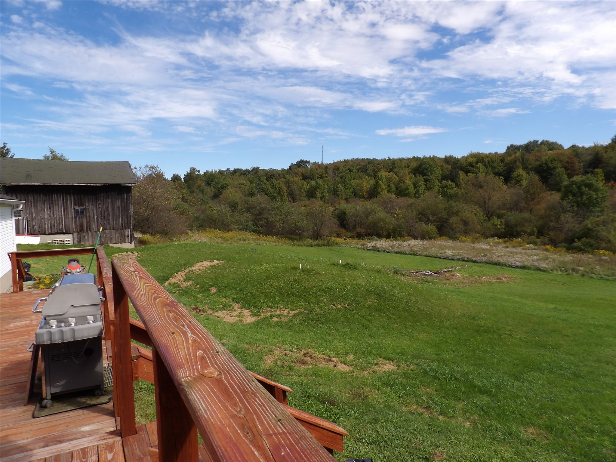 1345 Donation Road Erie, PA 16509 - Photo 40 of 47 Rear deck with view of barn and property