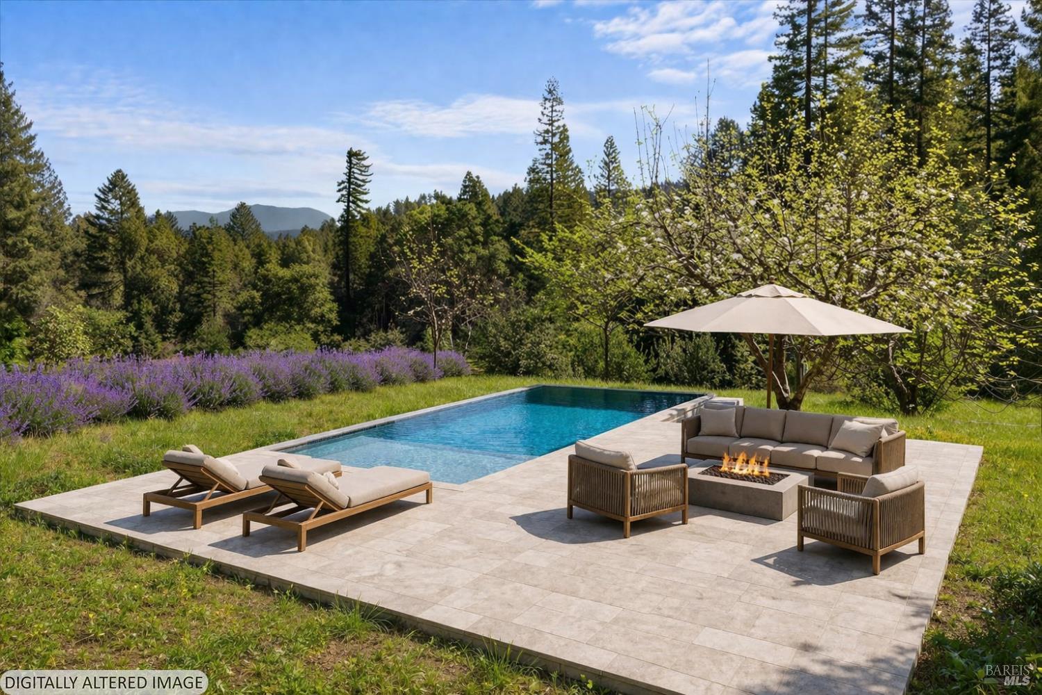12076 Cloud Ridge Road Healdsburg, CA 95448 - Photo 2 of 72 This photo has been virtually enhanced to show the possibility of a serene pool overlooking the breathtaking views of the property.