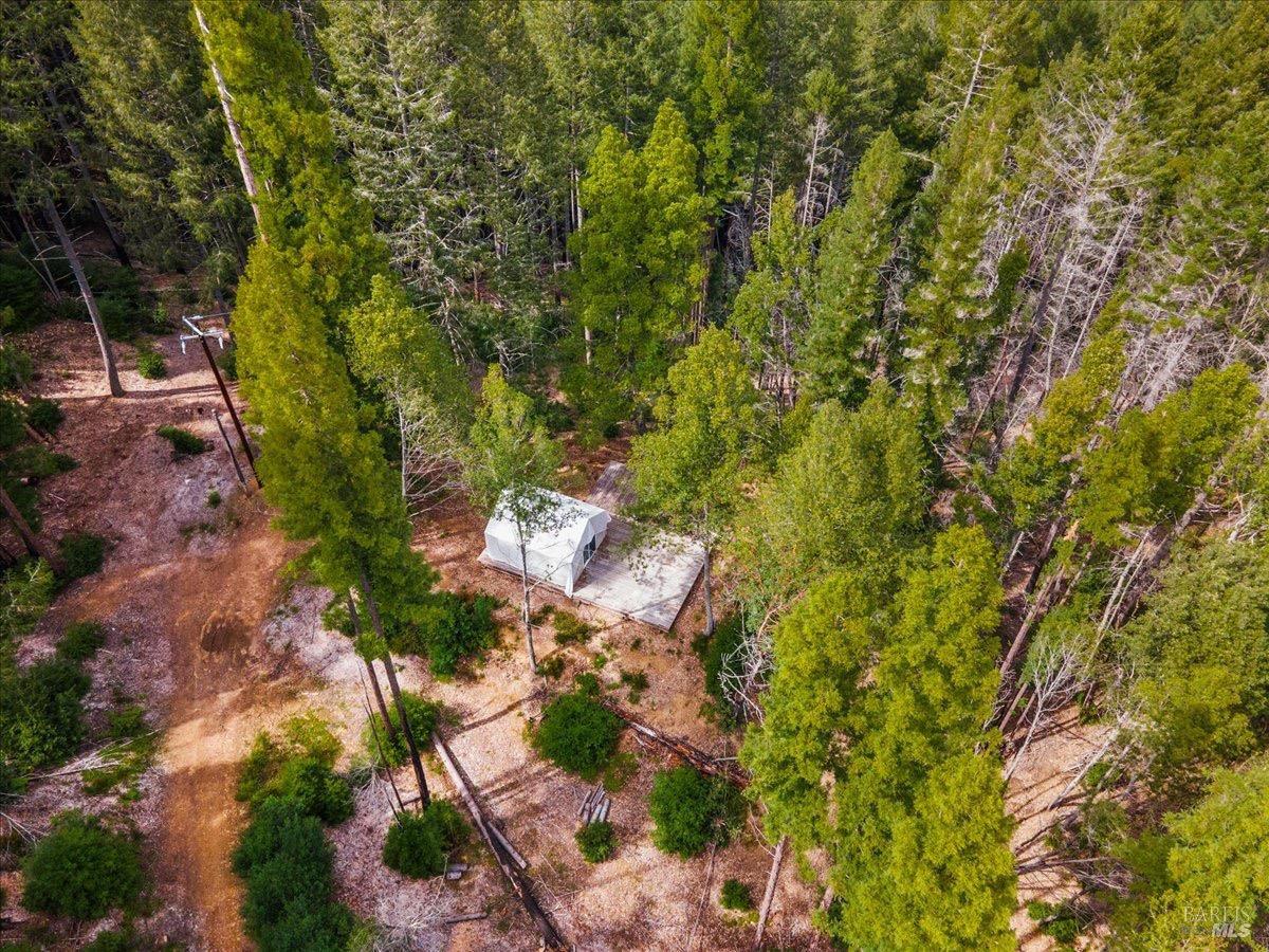 12076 Cloud Ridge Road Healdsburg, CA 95448 - Photo 66 of 72 Redwood deck perfectly tucked away for ultimate relaxation.