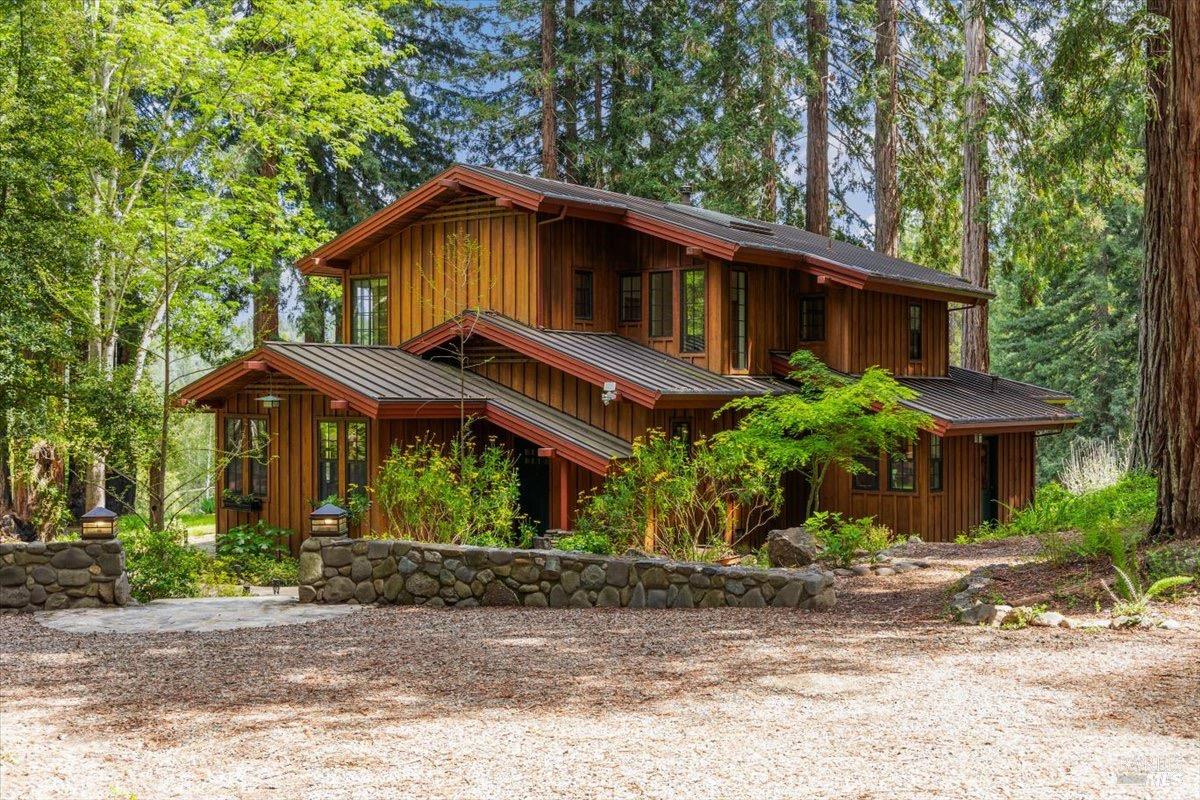 12076 Cloud Ridge Road Healdsburg, CA 95448 - Photo 72 of 72 A first-growth redwood Craftsman style home set among the forest and just 15 minutes to downtown Healdsburg.