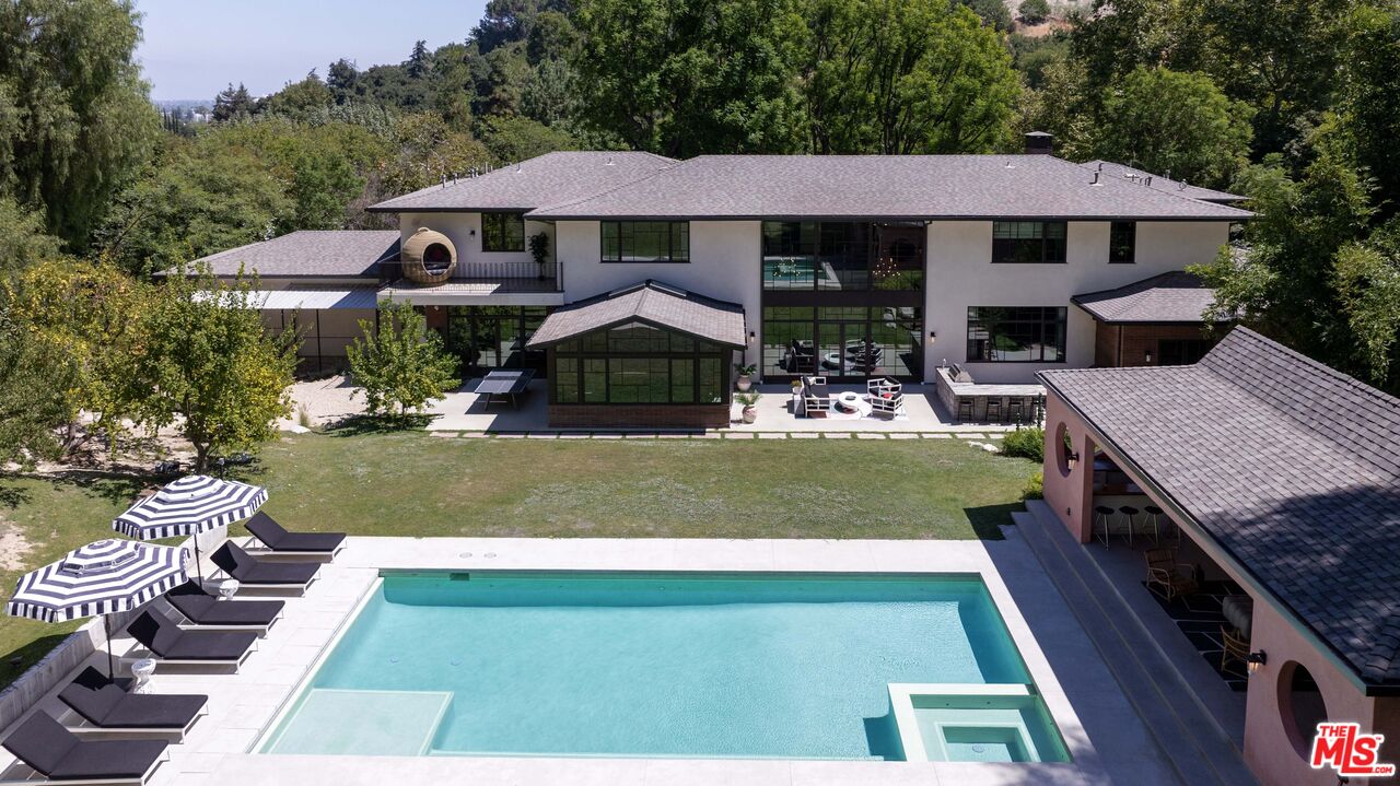 16001 Woodvale Road Encino, CA 91436 - Photo 35 of 49 a view of outdoor space yard and patio