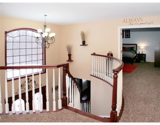 1120 Mohawk Road McDonald, PA 15057 - Photo 13 of 18 Other. Foyer from 2nd Floor: Foyer from the upper level and curved stairs to the first floor with beautiful wood hand rails. The carpeting throughout the upper level is all new in a nice neutral tone. Ready for you to move right in!