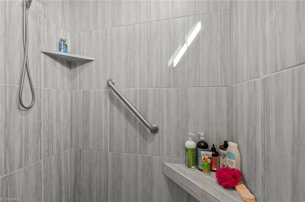 1301 Airport Road Mebane, NC 27302 - Photo 19 of 42 Walk-in tile shower with zero threshold