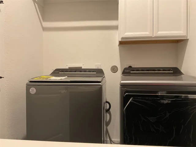 a view of washer and dryer