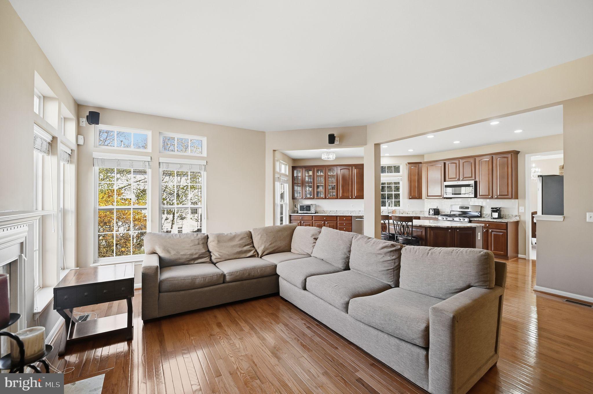 6837 Rathbone Place Gainesville, VA 20155 - Photo 11 of 44 Cozy and over Spacious Family Room with Fireplace