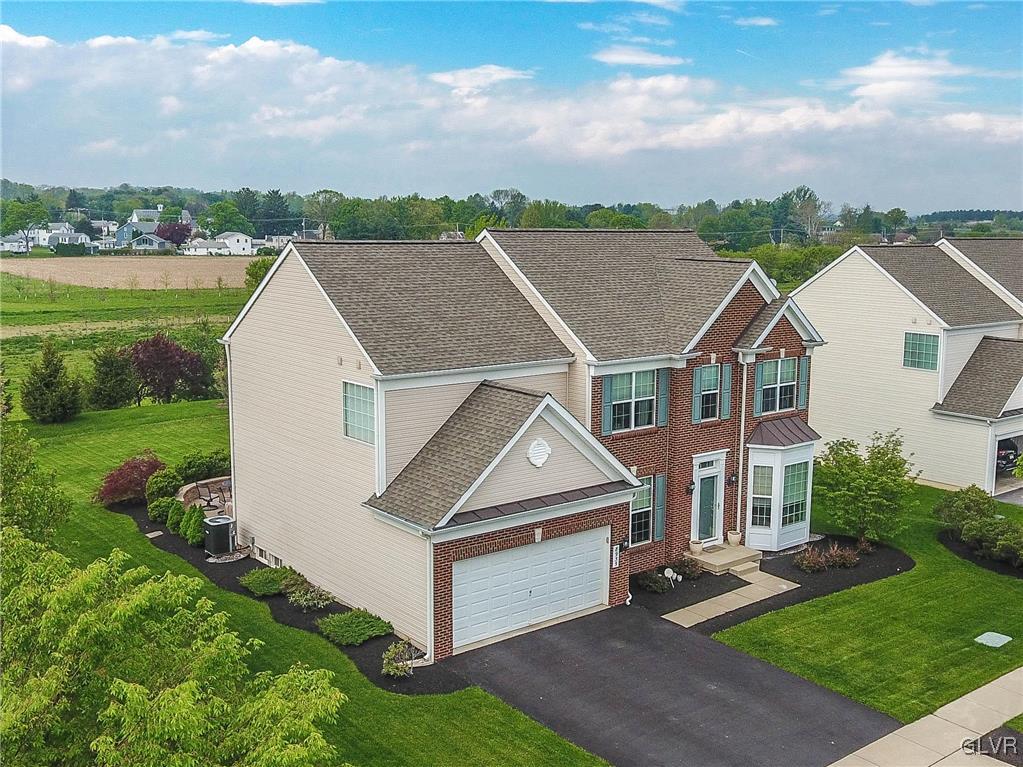 8935 Pathfinder Road Breinigsville, PA 18031 - Photo 2 of 50 Front left drone view