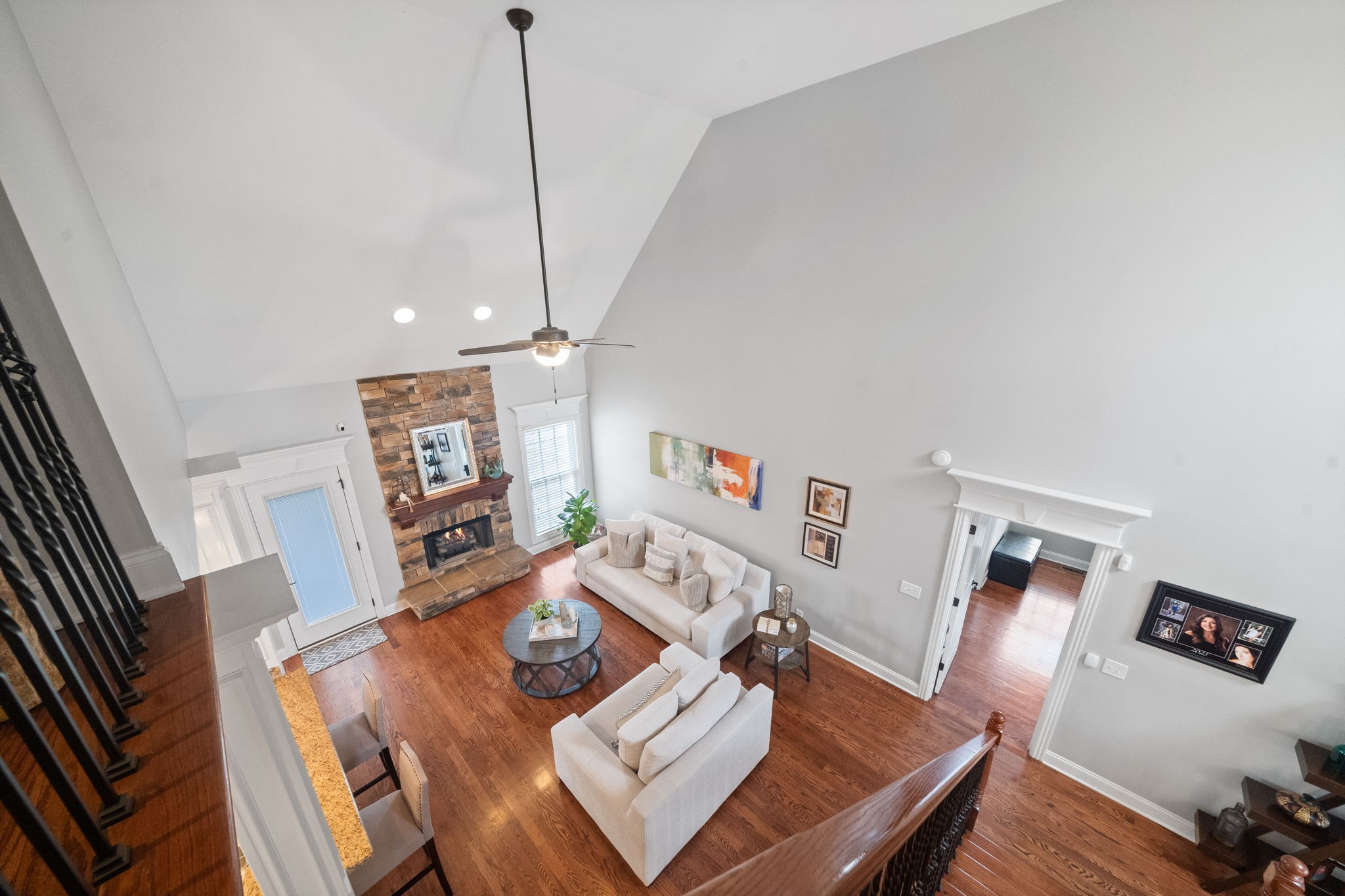 3927 Rowland Road Murfreesboro, TN 37128 - Photo 32 of 57 a living room with furniture and a wooden floor