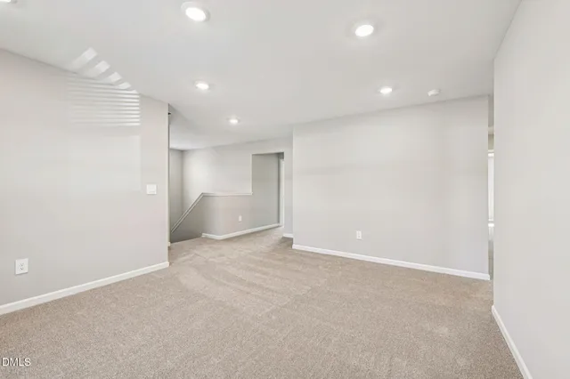 a view of empty room