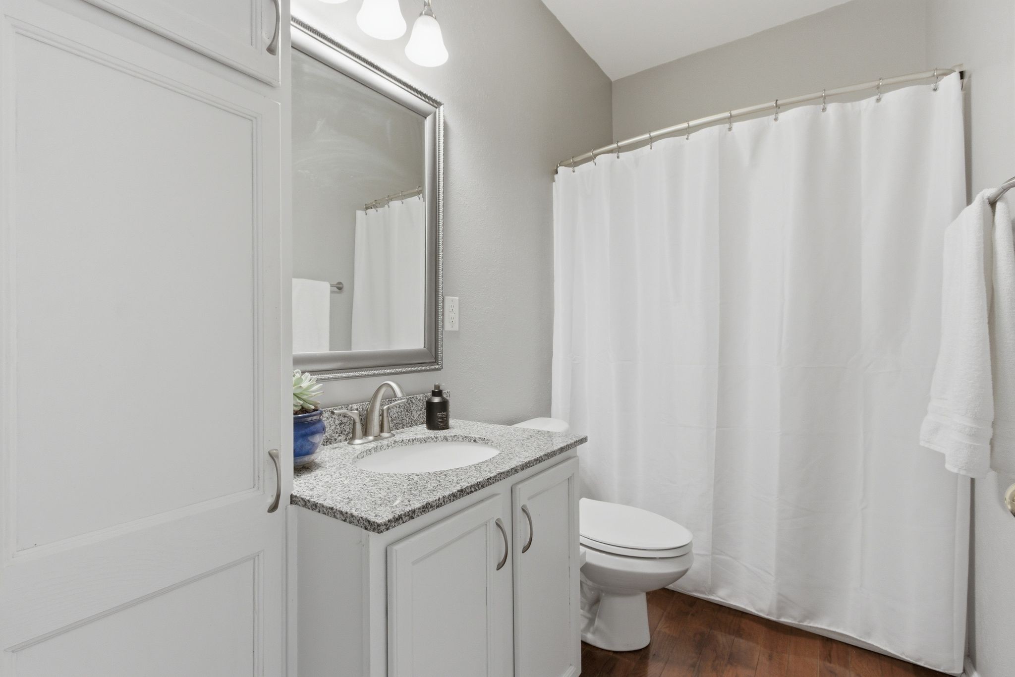 1503 Chapman Lane Spring Hill, TN 37174 - Photo 23 of 33 a bathroom with a granite countertop sink and a mirror