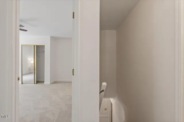 a view of an empty room