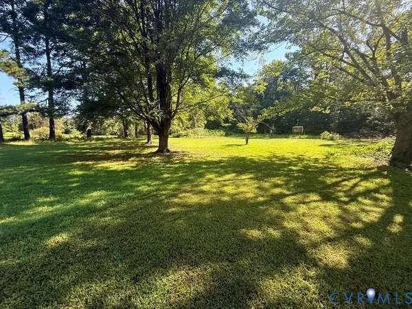 a view of yard with green space