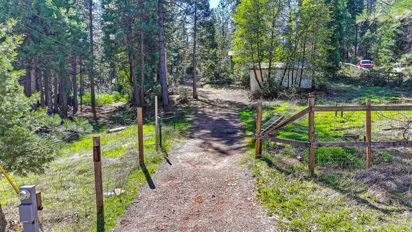 a view of a backyard with garden