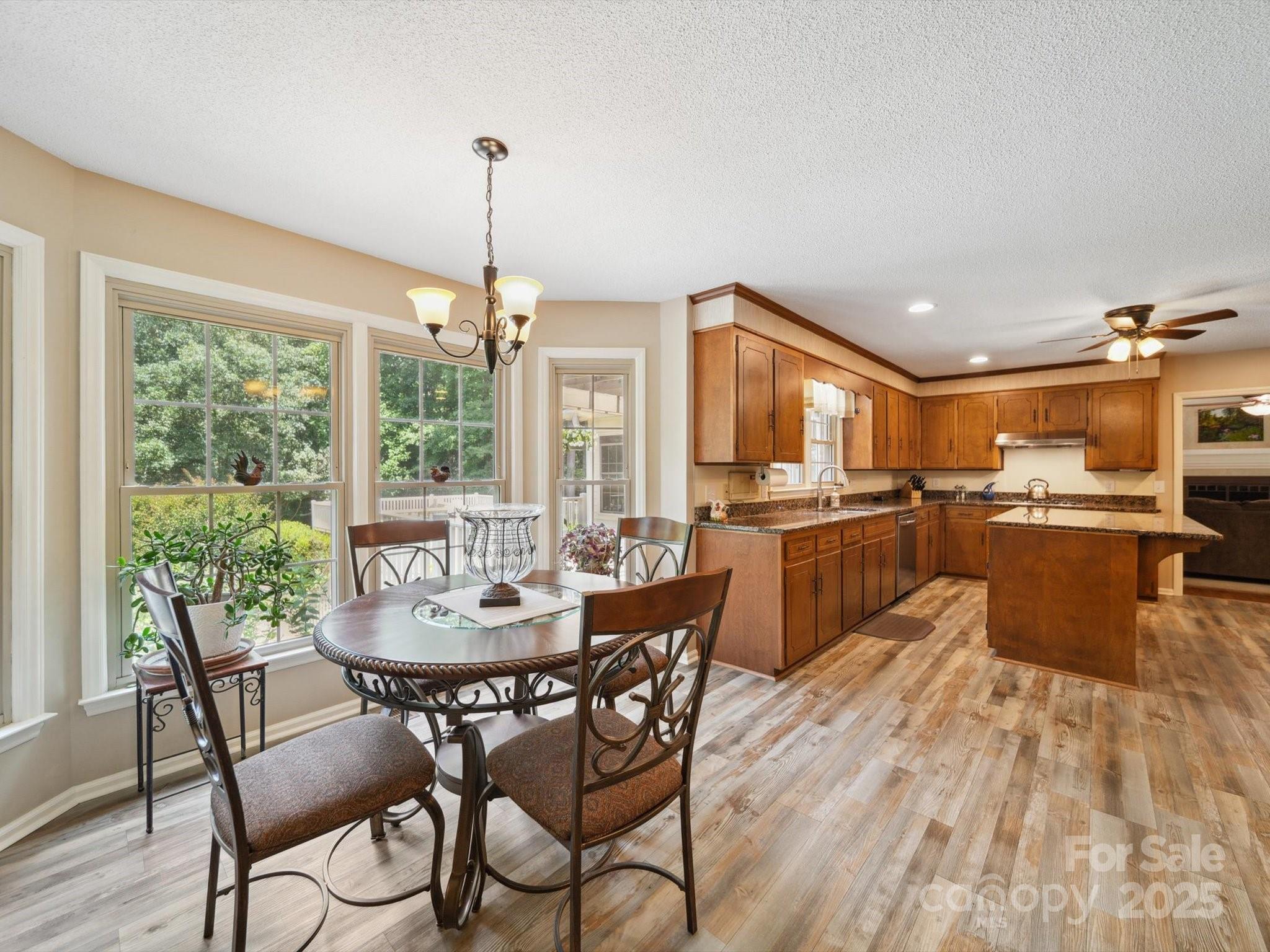 394 Gold Mine Road Wadesboro, NC 28170 - Photo 11 of 39 a dining room with furniture window and wooden floor