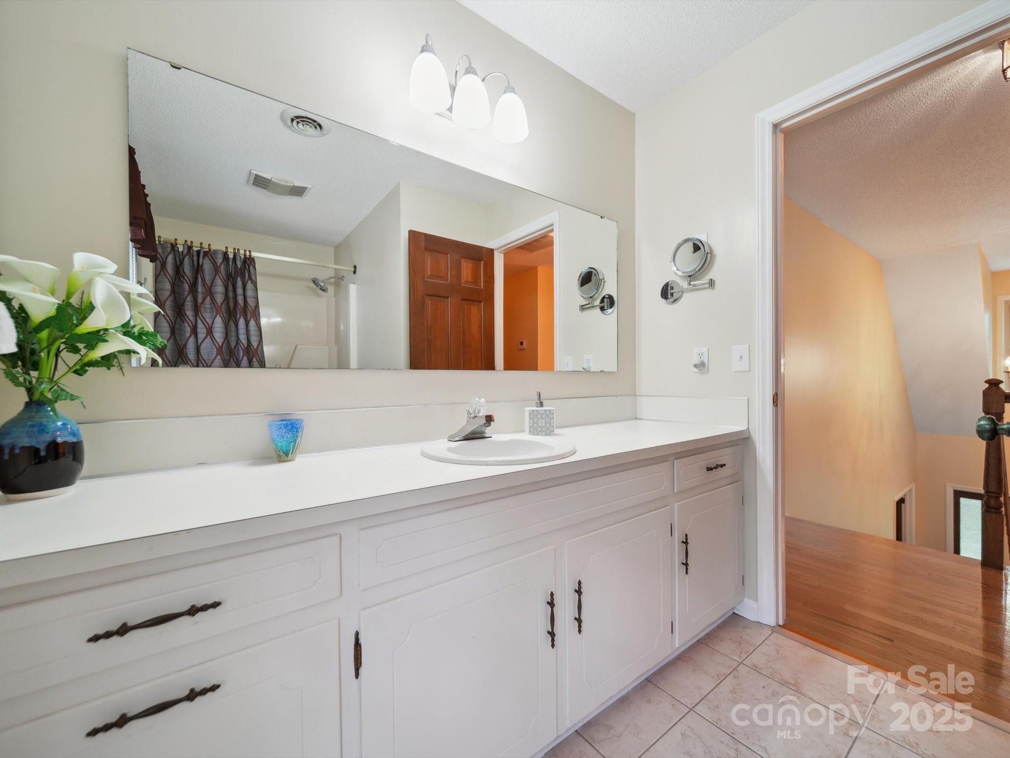 394 Gold Mine Road Wadesboro, NC 28170 - Photo 27 of 39 a bathroom with a sink and a mirror