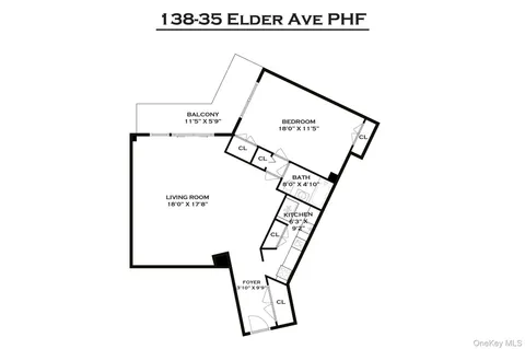$629,000 | 138-35 Elder Avenue, Unit PH F | Flushing