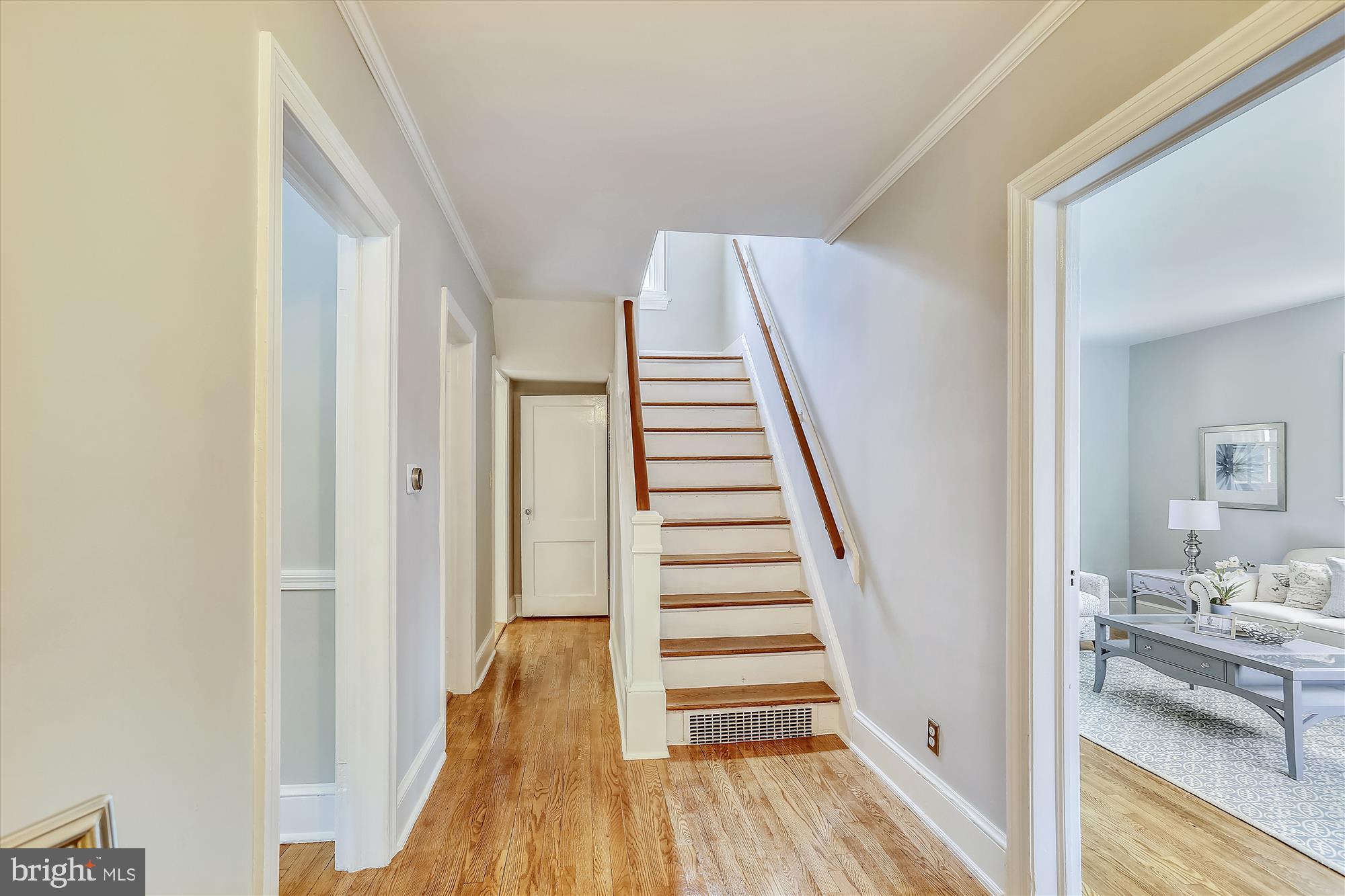 2705 Russell Road Alexandria, VA 22305 - Photo 5 of 45 Foyer leads to living room and dining room