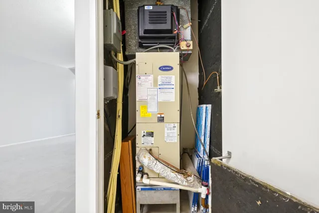 a room with gym equipment