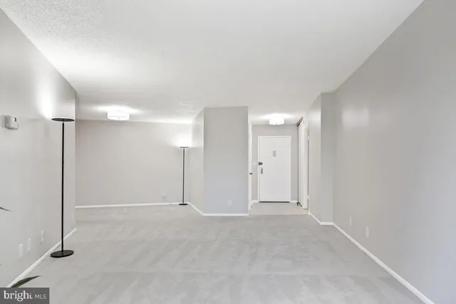 a view of an empty room