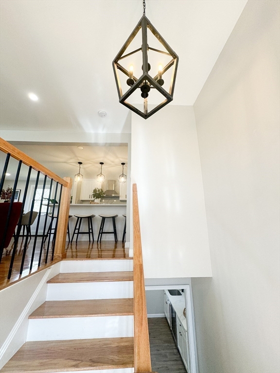 12 Evelyn Road Beverly, MA 01915 - Photo 22 of 37 a view of staircase with white walls