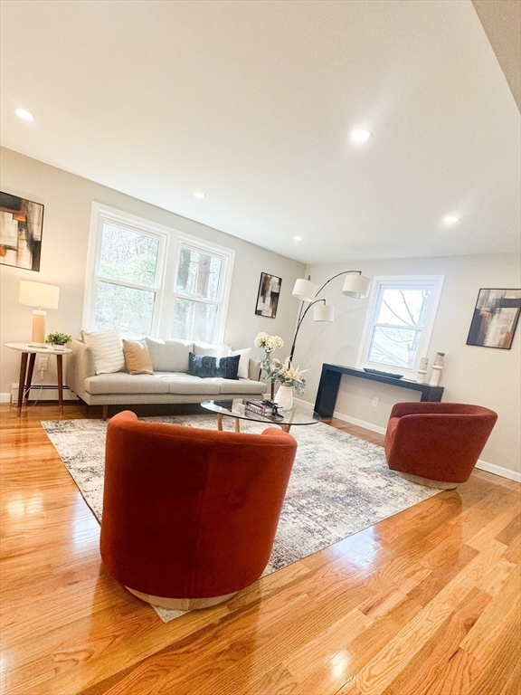 12 Evelyn Road Beverly, MA 01915 - Photo 4 of 37 a living room with furniture window and wooden floor