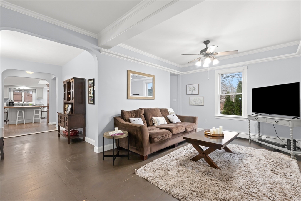 3 Smith Avenue Methuen, MA 01844 - Photo 3 of 38 a living room with furniture and a flat screen tv