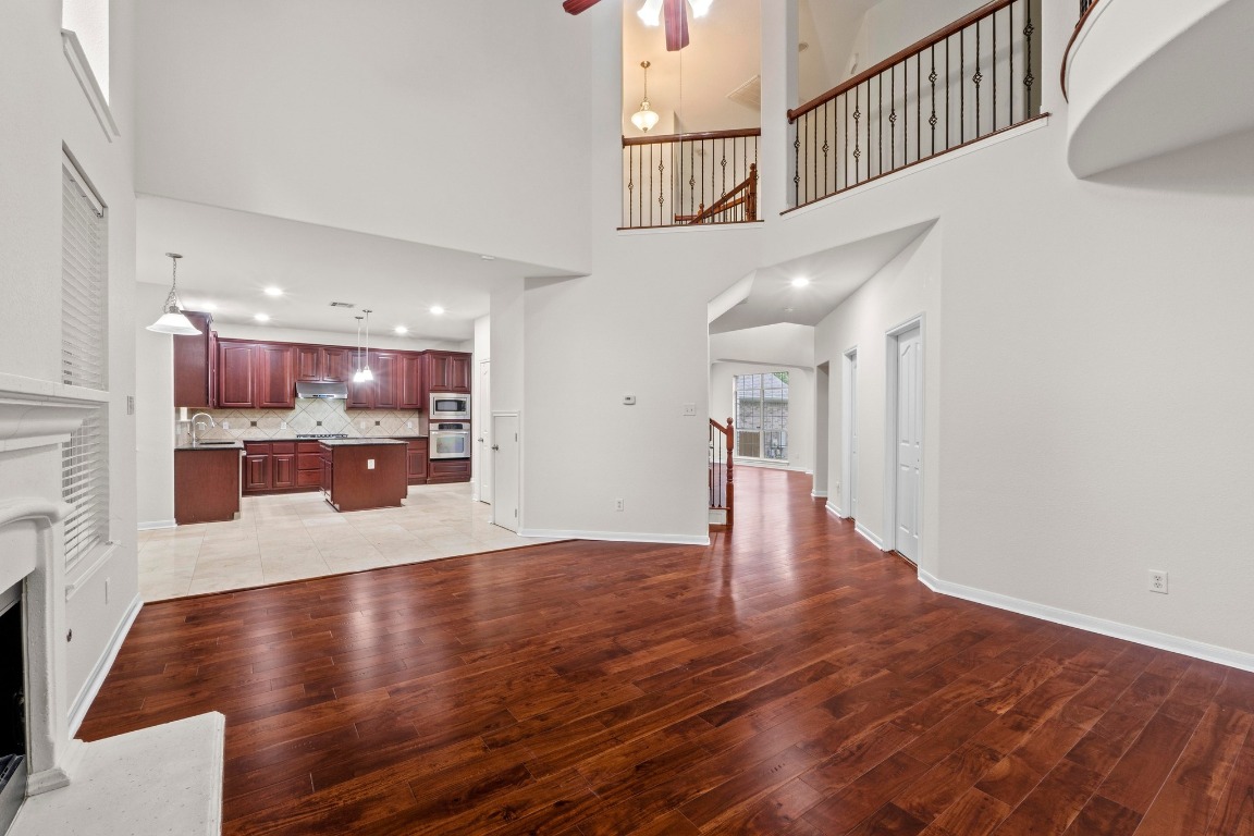 3228 Ranch Park Trail Round Rock, TX 78681 - Photo 8 of 40 Two story ceiling at great room.