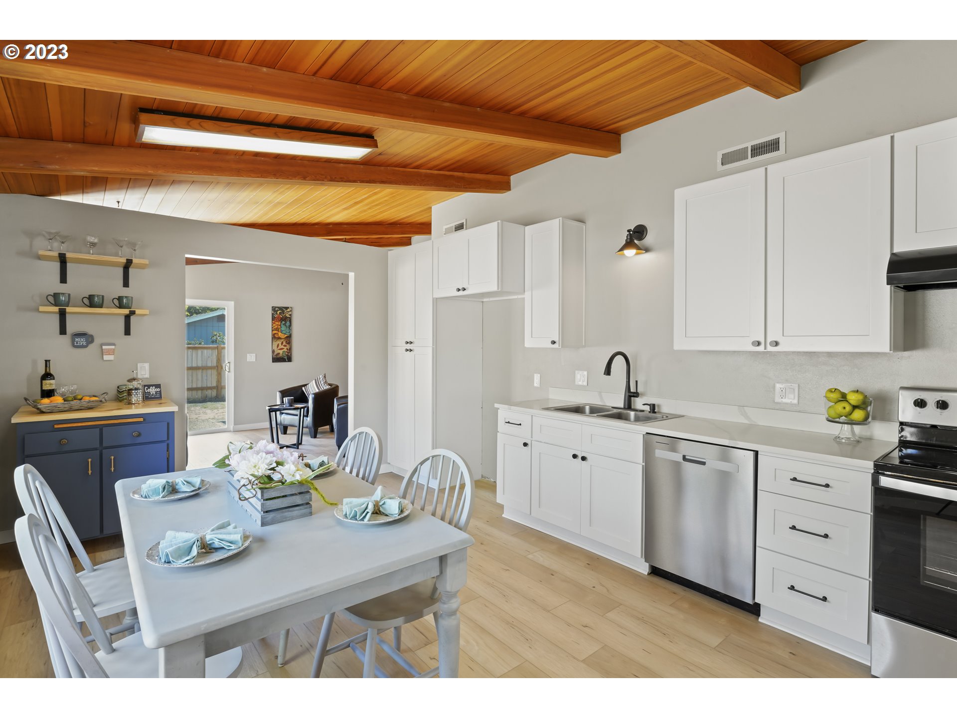 2232 24th Street Florence, OR 97439 - Photo 15 of 38 a view of a kitchen counter space a sink and dishwasher
