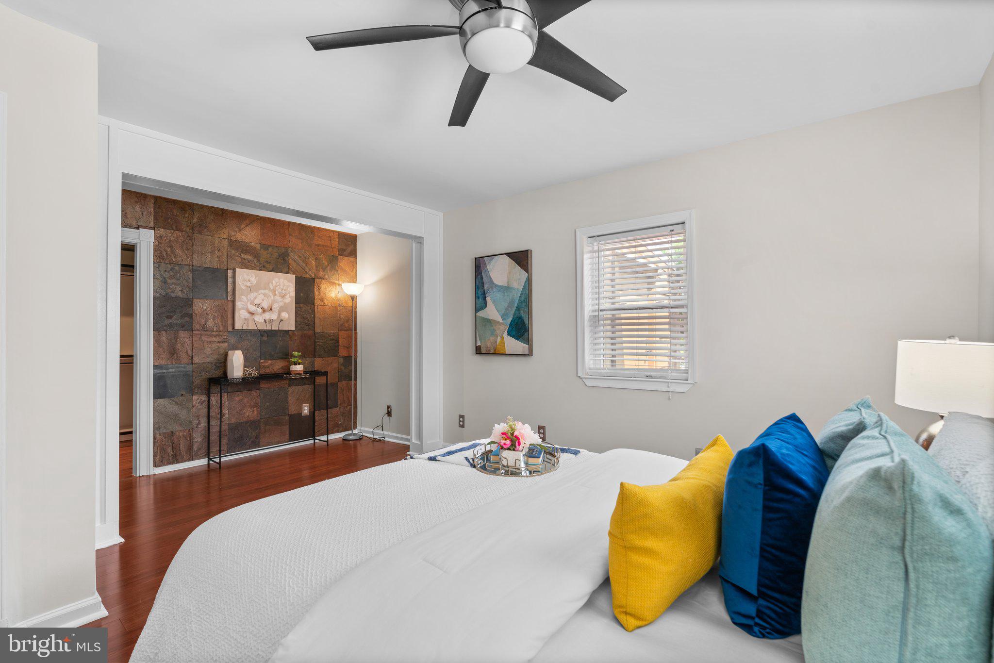 1605 Gridley Lane Silver Spring, MD 20902 - Photo 21 of 42 Primary Bedroom with ceiling fan.